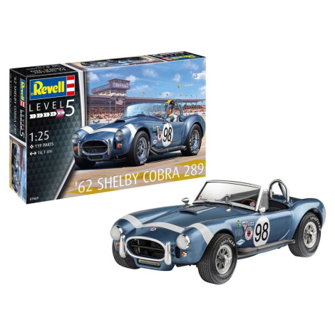 Revell Plastic ModelKit auto '62 Shelby Cobra 289 1 : 25