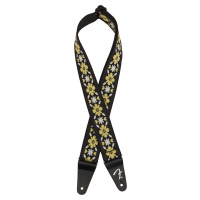 Fender Pasadena Woven Strap, Yellow Clover, 2