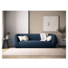 Modrá pohovka z textílie buklé 230 cm Essen – Cosmopolitan Design
