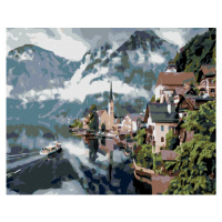 Diamantové maľovanie - HALLSTATT Rámovanie: vypnuté plátno na rám, Rozmer: 40x50 cm