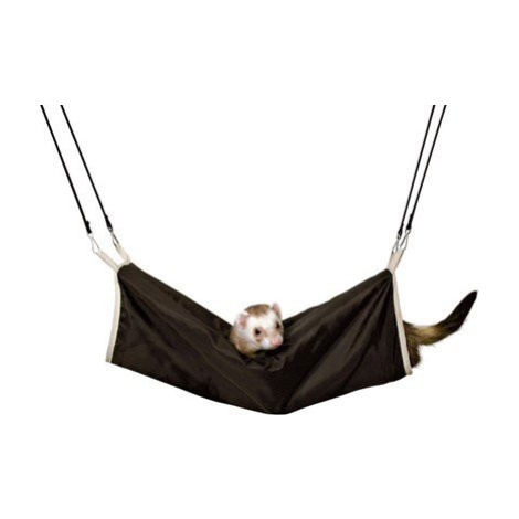 Trixie Cuddly tunnel, hanging, ferrets, ř 20 × 45 cm, brown/beige