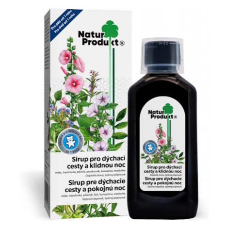 NATURPRODUKT Sirup pre dýchacie cesty a pokojnú noc 200 ml