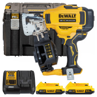 DEWALT 18V XR Aku pokrývačská klincovačka 19-45 mm, 2x 2,0 Ah DCN45RND2-QW