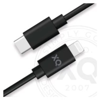 Kábel XQISIT NP Charge & Sync Lightn. to USB-C 2.0 150cm black (50890)