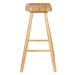Barová stolička z dubového dreva v prírodnej farbe 64 cm Vander – White Label