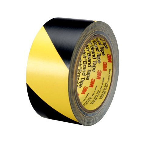3M 766 PVC páska žluto-černá, 75 mm x 33 m