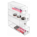 Transparentný úložný box so 4 zásuvkami iDesign Werso