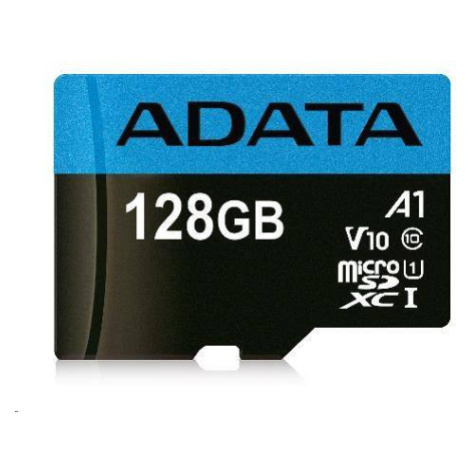 Karta ADATA MicroSDXC 128GB Premier UHS-I Class 10 + adaptér