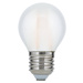 LED žiarovka E27 G45 4,5 W matná 827 stmievateľná