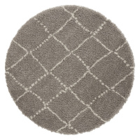 AKCE: 160x160 (průměr) kruh cm Kusový koberec Allure 102752 Grey/Cream - 160x160 (průměr) kruh c