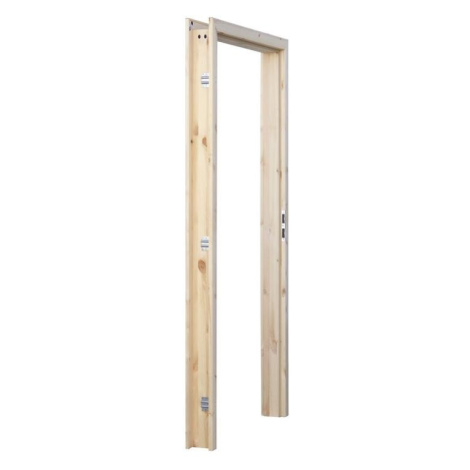 Regulovaná zárubňa 70Ľ 80-100 so sukmi nelakovaná MERKURY MARKET