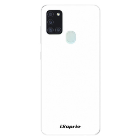 Odolné silikónové puzdro iSaprio - 4Pure - bílý - Samsung Galaxy A21s