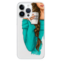 Odolné silikónové puzdro iSaprio - My Coffe and Brunette Girl - iPhone 15 Pro Max