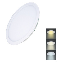 Solight LED mini panel CCT, podhľadový, 6W, 450lm, 3000K, 4000K, 6000K, okrúhly