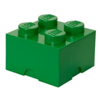 LEGO® úložný box 4 - tmavo zelená 250 x 250 x 180 mm