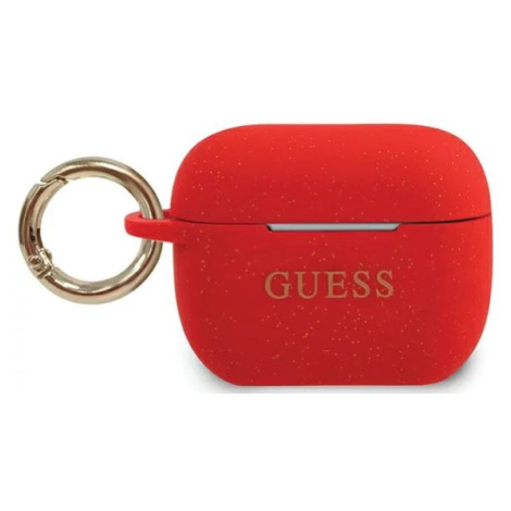 Púzdro Guess GUACAPSILGLRE AirPods Pro cover red Silicone Glitter (GUACAPSILGLRE)