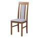 Sconto Jedálenská stolička NILA 2 NEW dub stirling/sivá