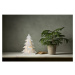 Biela svetelná dekorácia s vianočným motívom Grandy – Star Trading