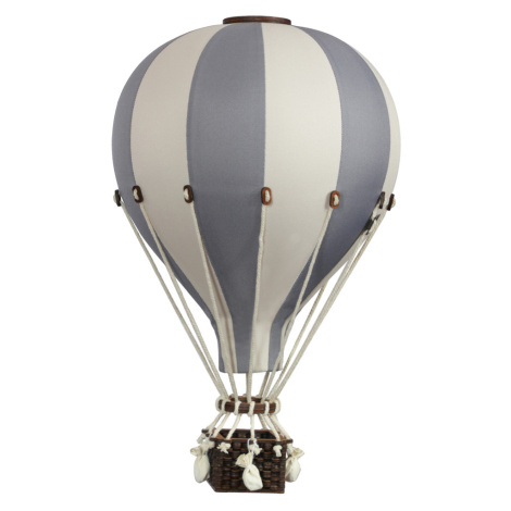 Dadaboom.sk Dekoračný teplovzdušný balón - sivá/béžová - M-33cm x 20cm