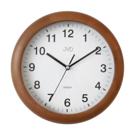 Nástenné hodiny JVD NS19020/41, 27cm hnedá