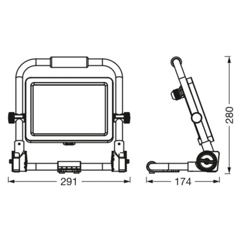 Ledvance LED-Worklight Value R-Stand reflektor 50W