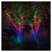 Rozprávkové svetielka Twinkly RGB, čierne, 600 svetielok 48 m