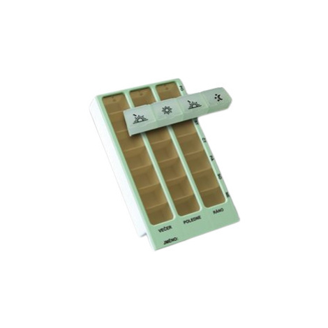 OBZOR Dávkovač Liekov Set 02 Zelený + 04 Denný 2 ks