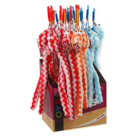 Magic Cat šidítko myška bavlněná s catnipem 34 + 45 cm 50 ks