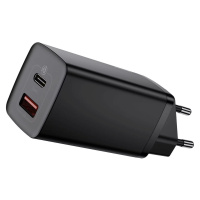 Nabíjačka Baseus GaN2 Lite Quick Travel Charger USB+C 65W EU (black)