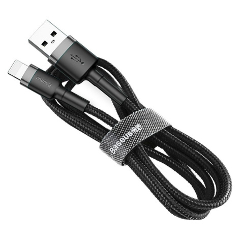 Baseus Cafule nabíjací / dátový kábel USB na Lightning 2, 4A 3m, zlatá-čierna