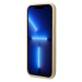Guess PC/TPU Glitter Flakes Metal Logo kryt iPhone 14 Pro Max zlatý