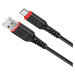 Kábel HOCO VICTORY X59, USB na USB-C 3A, 1m, čierny