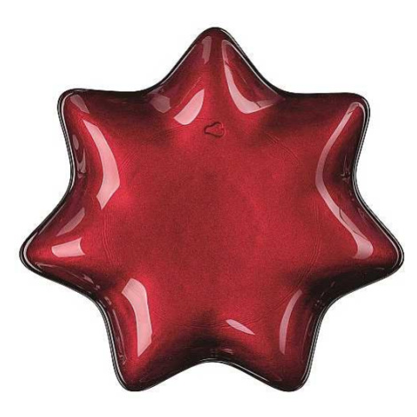 Leonardo STELLA miska hviezda červená 23 cm