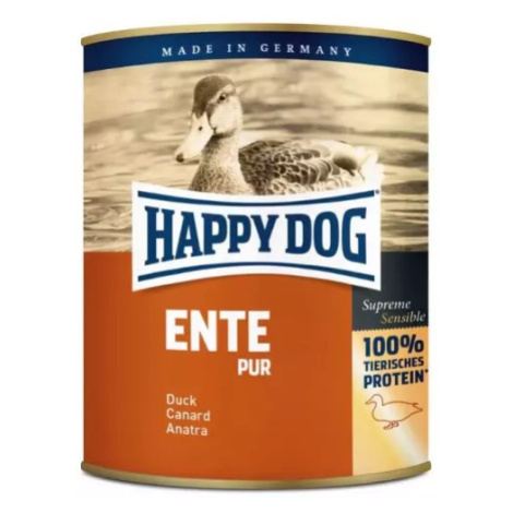 Happy Dog PREMIUM - Fleisch Pur - kačacie mäso konzerva pre psy 800g
