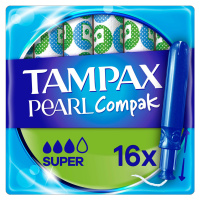 TAMPAX Compak Pearl Super tampóny s aplikátorom 16 ks