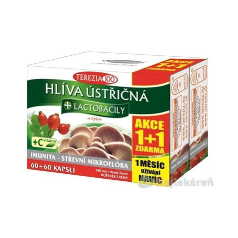 Terezia Company Hliva Ustricová + lactobacily 60+60 kapsúl