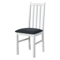 Sconto Jedálenská stolička BOLS 10 biela/čierna
