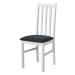 Sconto Jedálenská stolička BOLS 10 biela/čierna