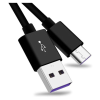 PremiumCord Kábel USB 3.1 C/M - USB 2.0 A/M, Super fast charging 5A, čierny, 2m