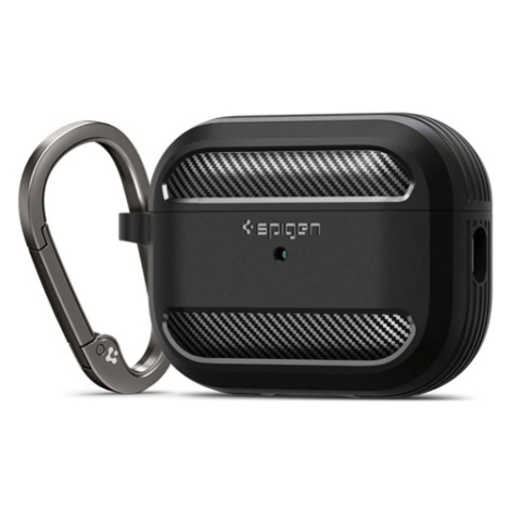 Spigen puzdro Rugged Armor pre Apple Airpods Pro 2 - Black