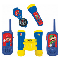 Lexibook set 3v1 Mario (vysielačky, ďalekohľad, baterka)