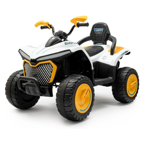 Baby Mix Detská elektrická štvorkolka Strong 4 x4, žltá