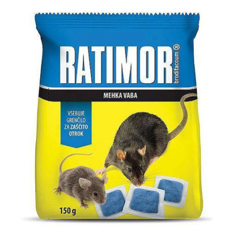 Navnada RATIMOR® Brodifacoum fresh bait, 150 g, mäkká