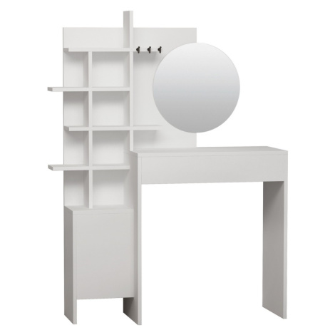 Toaletný stolík MUP 105 cm biely Kalune Design