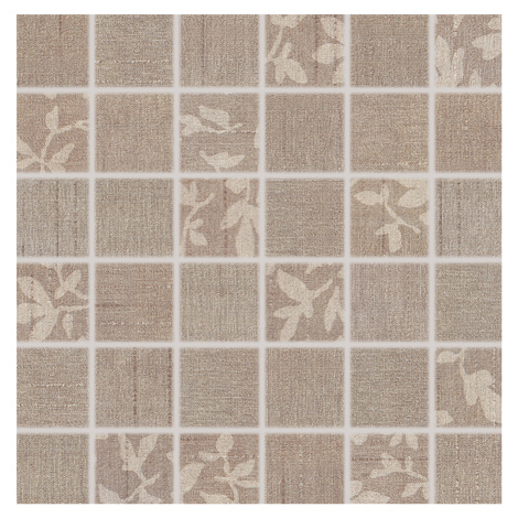 Mozaika Rako Textile hnedá 30x30 cm mat WDM05103.1