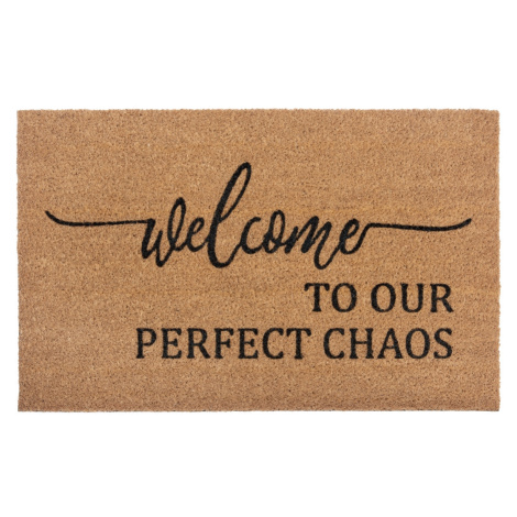 Rohožka Welcome to our perfect chaos 105702 - na ven i na doma - 45x70 cm Hanse Home Collection 