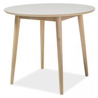 SIGNAL Nelson okrúhly jedálenský stôl dub medový