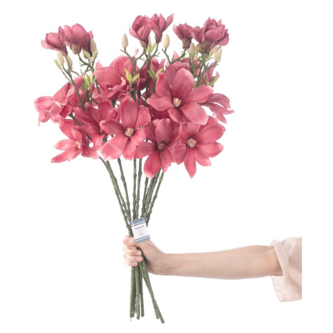 Umělá květina MAGNOLI 10 kusů růžová AmeliaHome