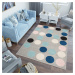 TA Modro-sivý bodkovaný koberec Royal Rozmer: 180x260 cm