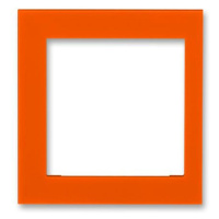 Rámcek 1-násobný s otvorom 55x55 krajný oranžová Levit (ABB)